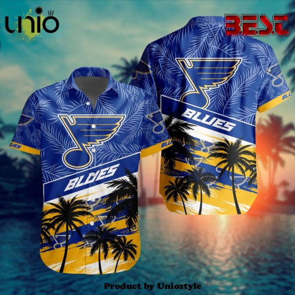 NHL St. Louis Blues Special Design Hawaiian Button Shirt