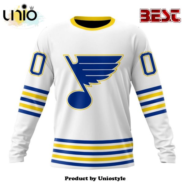 NHL St. Louis Blues Special Whiteout Hoodie Design