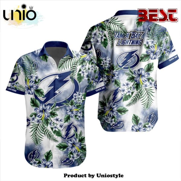 NHL Tampa Bay Lightning Premium Design Hawaiian Button Shirt