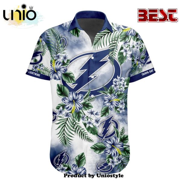 NHL Tampa Bay Lightning Premium Design Hawaiian Button Shirt