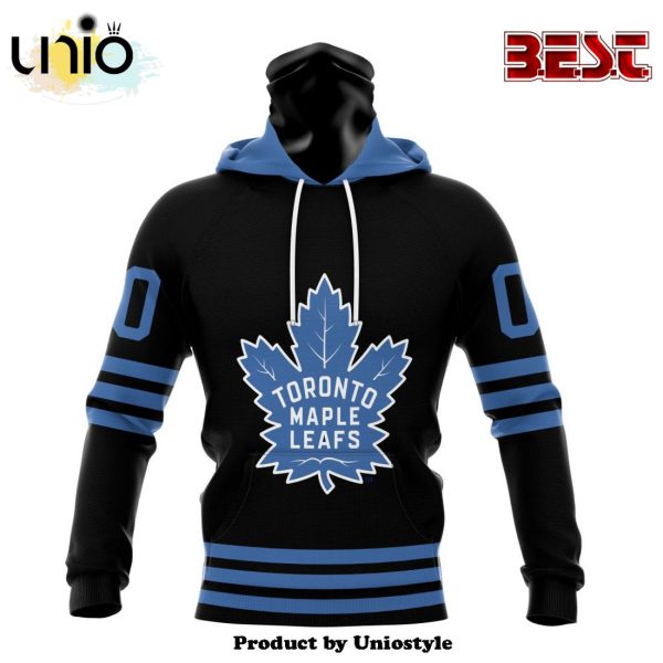 NHL Toronto Maple Leafs Special Blackout Hoodie Design