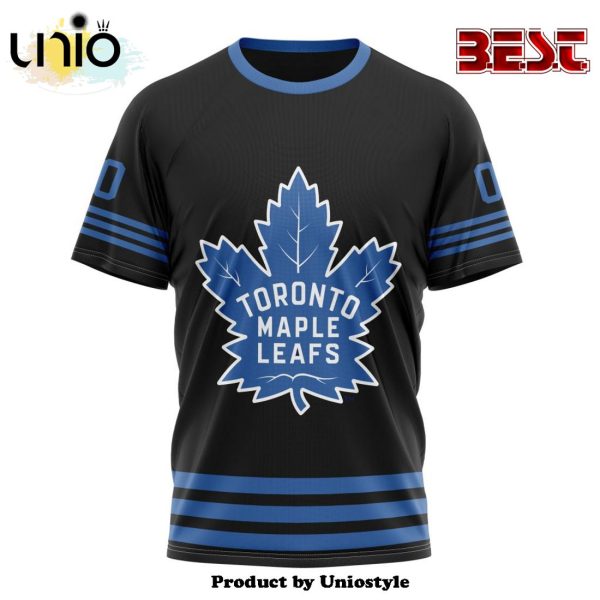 NHL Toronto Maple Leafs Special Blackout Hoodie Design