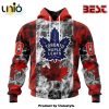 NHL Toronto Maple Leafs Special Blackout Hoodie Design