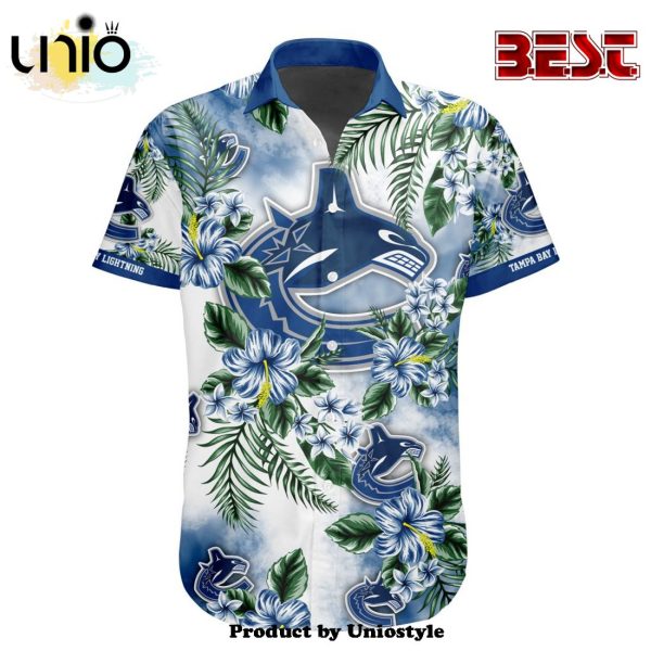 NHL Vancouver Canucks Premium Design Hawaiian Button Shirt