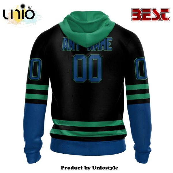 NHL Vancouver Canucks Special Blackout Hoodie Design