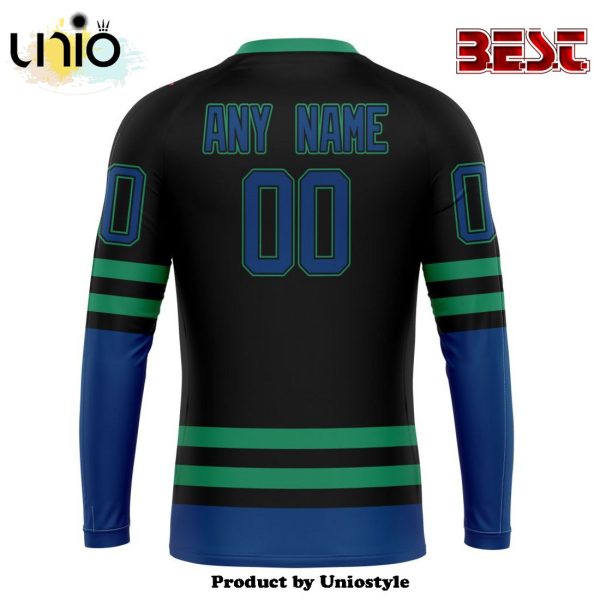 NHL Vancouver Canucks Special Blackout Hoodie Design