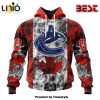 NHL Vancouver Canucks Special Blackout Hoodie Design