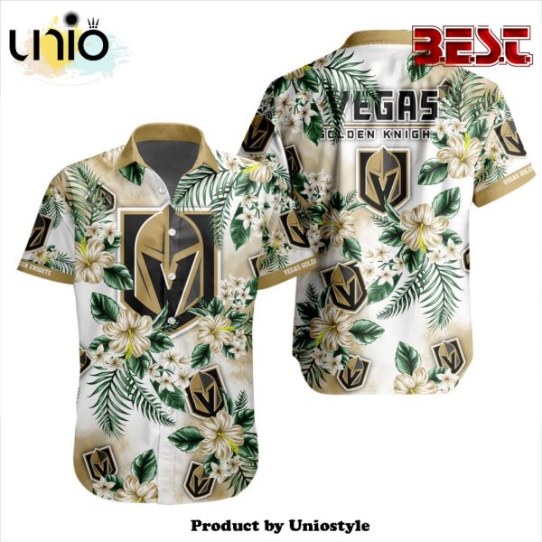 NHL Vegas Golden Knights Premium Design Hawaiian Button Shirt