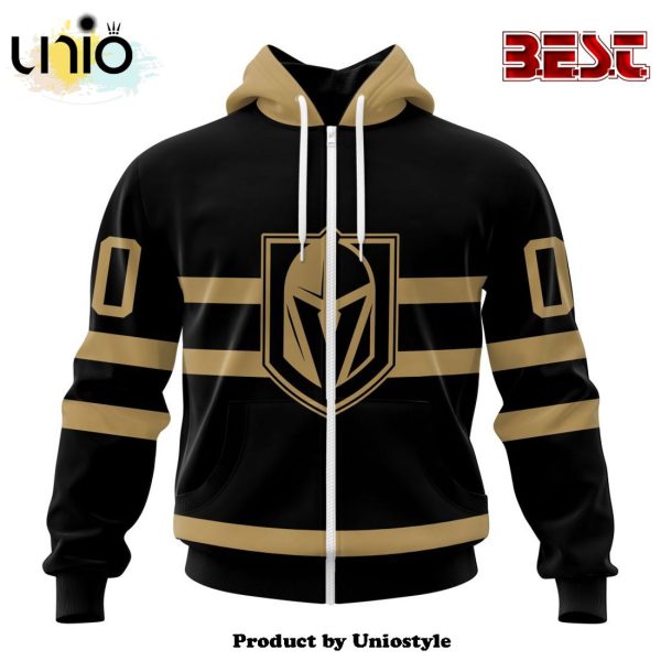 NHL Vegas Golden Knights Special Blackout Hoodie Design