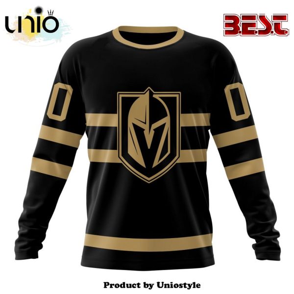 NHL Vegas Golden Knights Special Blackout Hoodie Design