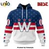 NHL Washington Capitals Special Blackout Hoodie Design