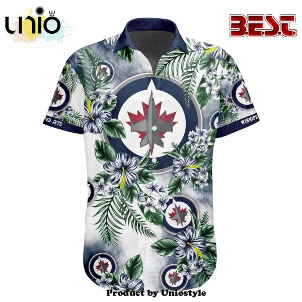 NHL Winnipeg Jets Premium Design Hawaiian Button Shirt