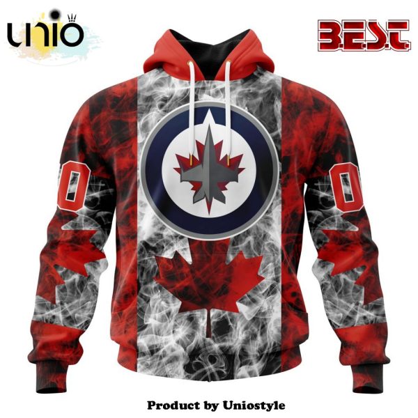 NHL Winnipeg Jets Special Design For Canada Day Hoodie