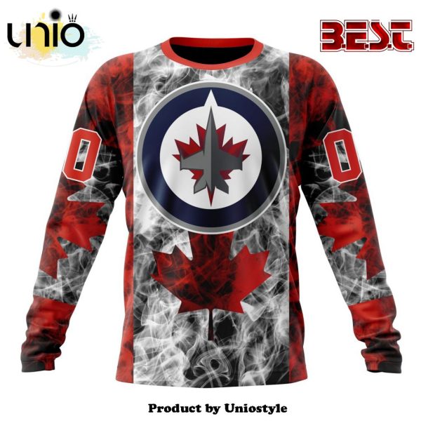 NHL Winnipeg Jets Special Design For Canada Day Hoodie