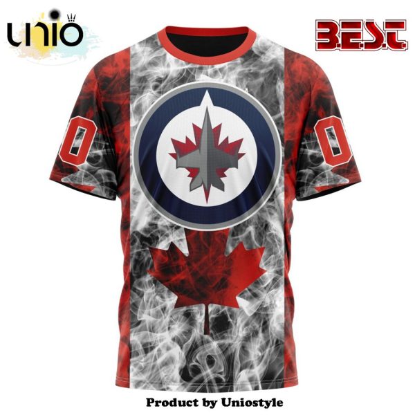 NHL Winnipeg Jets Special Design For Canada Day Hoodie