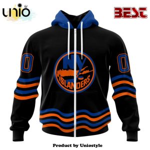 NHL New York Islanders Special Blackout Hoodie Design