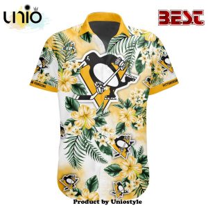 NHL Pittsburgh Penguins Premium Design Hawaiian Button Shirt