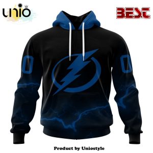 NHL Tampa Bay Lightning Special Blackout Hoodie Design