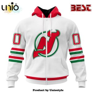 NHL New Jersey Devils Special Whiteout Hoodie Design