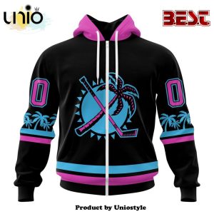 NHL Florida Panthers Special Blackout Hoodie Design
