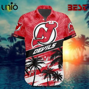 NHL New Jersey Devils Special Design Hawaiian Button Shirt