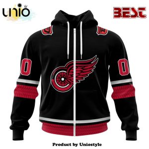 NHL Detroit Red Wings Personalized Alternate Concepts Kits Hoodie