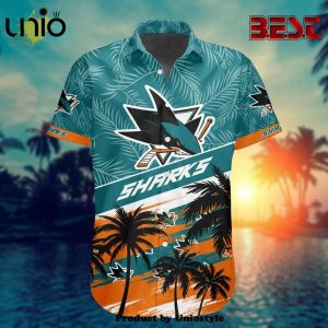 NHL San Jose Sharks Special Design Hawaiian Button Shirt