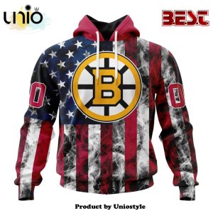 NHL Boston Bruins Special Design For Independence Day The Fourth Of July Hoodie