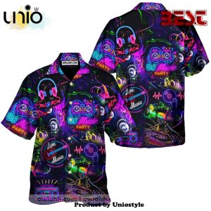 Life Is Better With Dj Neon Music Party Hawaiian Shirt For Kids, Adult