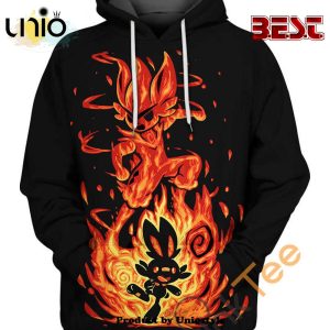 Scorbunny And Cinderace Pokemon Amazon Best Selling Pullover Hoodie