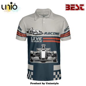 Vintage F1 Car Racing Polo For Men