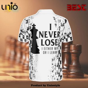 Chess I Never Lose Polo For Men