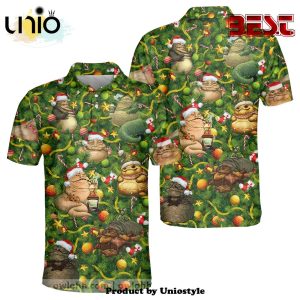 Christmas Star Wars Jabba The Hutt Comfort And Joy Polo