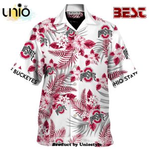 Ohio State Buckeyes Hawaiian Shirt For Kids, Adult