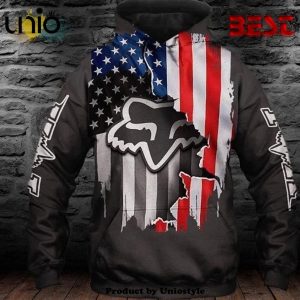 Fox Racing American Flag Layer Pullover Hoodie