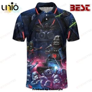 Star Wars Dark Side Rock Music Gift For Fans Polo