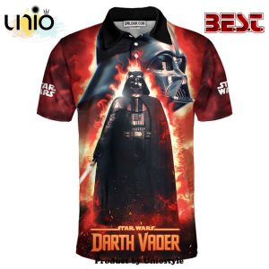 Star Wars Darth Vader Fire Gift For Fans Polo