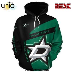 Dallas Stars All Over Printed Hoodie