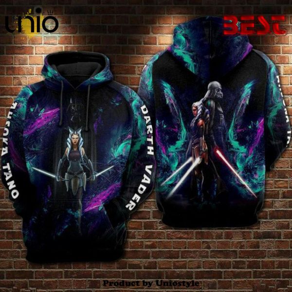 Ahsoka Tano and Darth Vader Star Wars AOP Hoodie