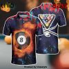 Billiard Black Camouflage Polo For Men