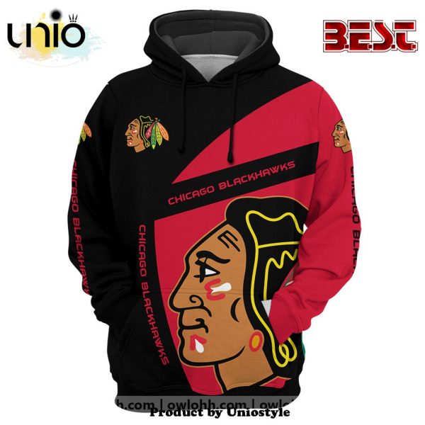 Chicago Blackhawks All Over Printed Hoodie