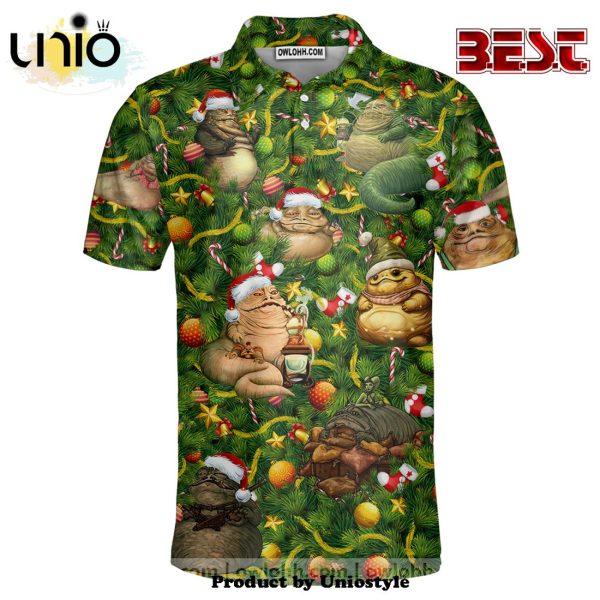 Christmas Star Wars Jabba The Hutt Comfort And Joy Polo