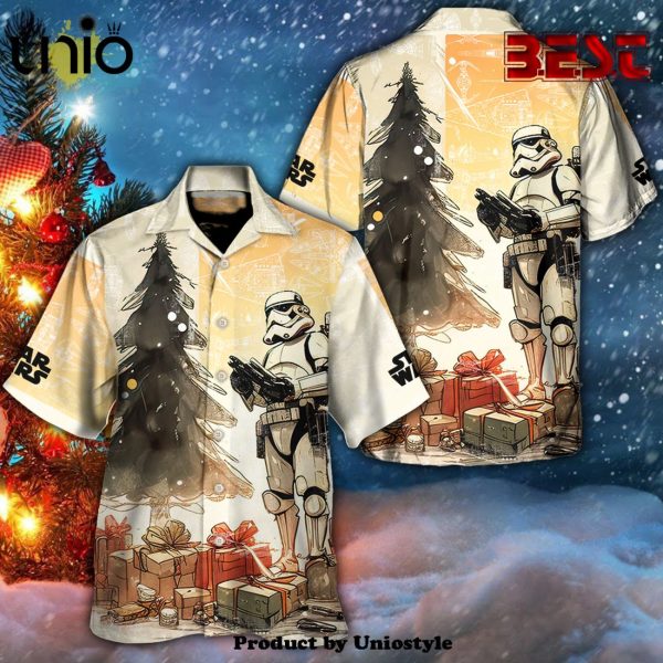 Christmas Star Wars Stormtrooper Christmas Holiday Hawaiian Shirt For Kids, Adult