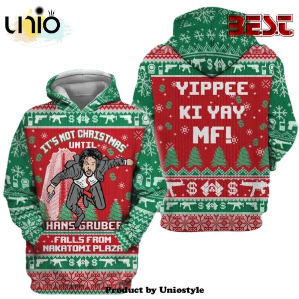 Die Hard Hoodie Yippee Ki Yay MF Christmas Pattern Hoodie