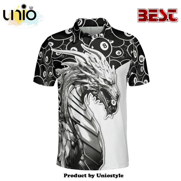 Dragon 8 Ball Billiard Polo For Men