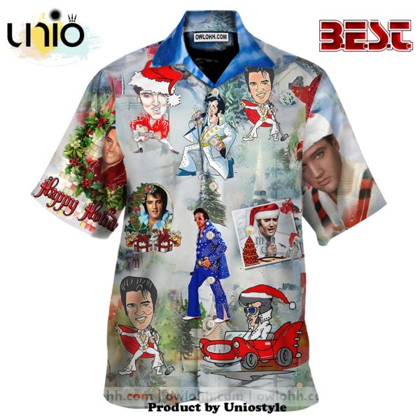 Elvis Presley Hawaiian Shirt For Kids, Adult