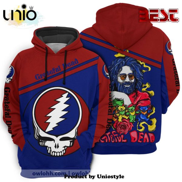 Grateful Dead 3D Hoodie For Men For Women All Over Printed Hoodie