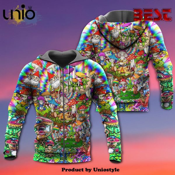 Hippie Mushroom Music Band Of Life Hoodie