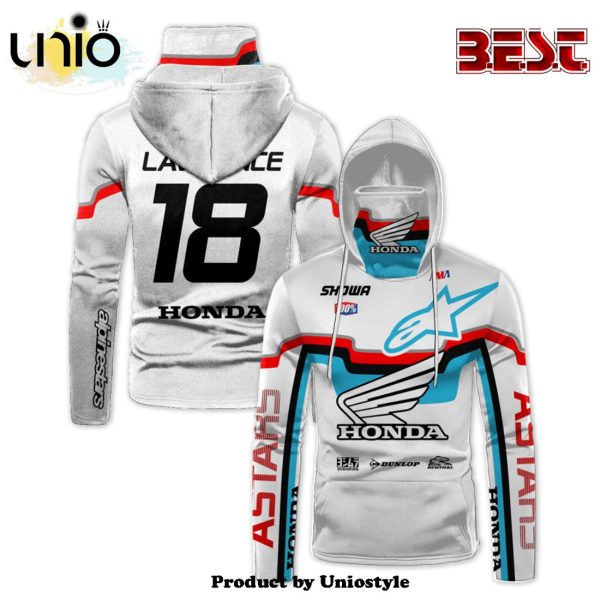 Jett Lawrence 18 Motogp Racing Astars Gaiter Hoodie