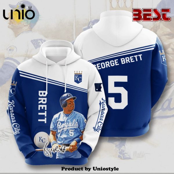 Kansas City Royals George Brett All Over Printed Hoodie